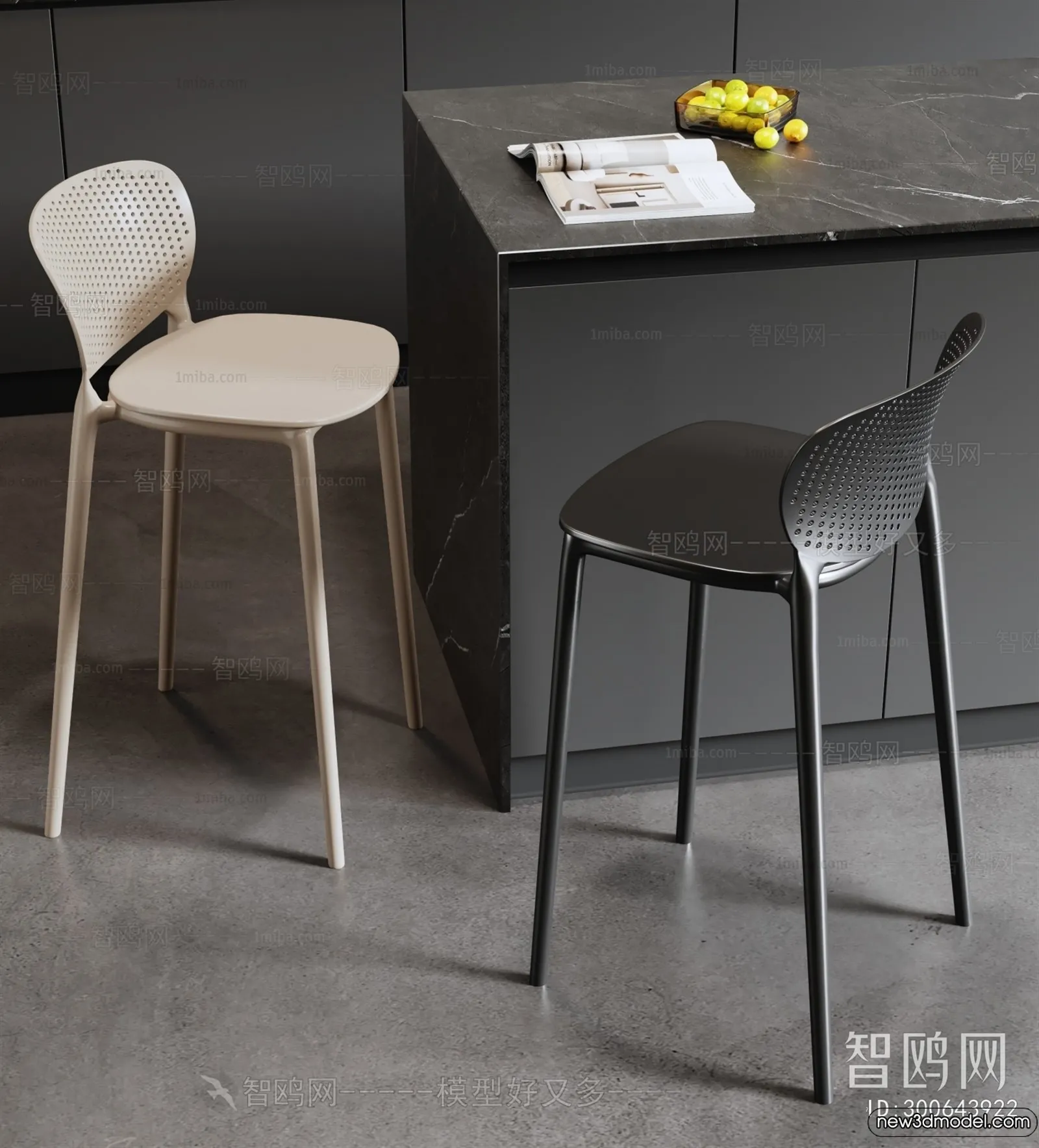 Armchair 3D Models - 3D Furniture Models for Interior - 261