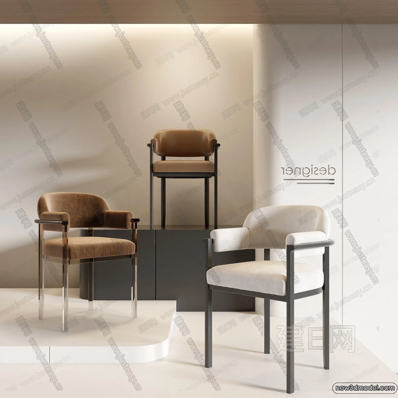 Armchair 3D Models - 3D Furniture Models for Interior - 273