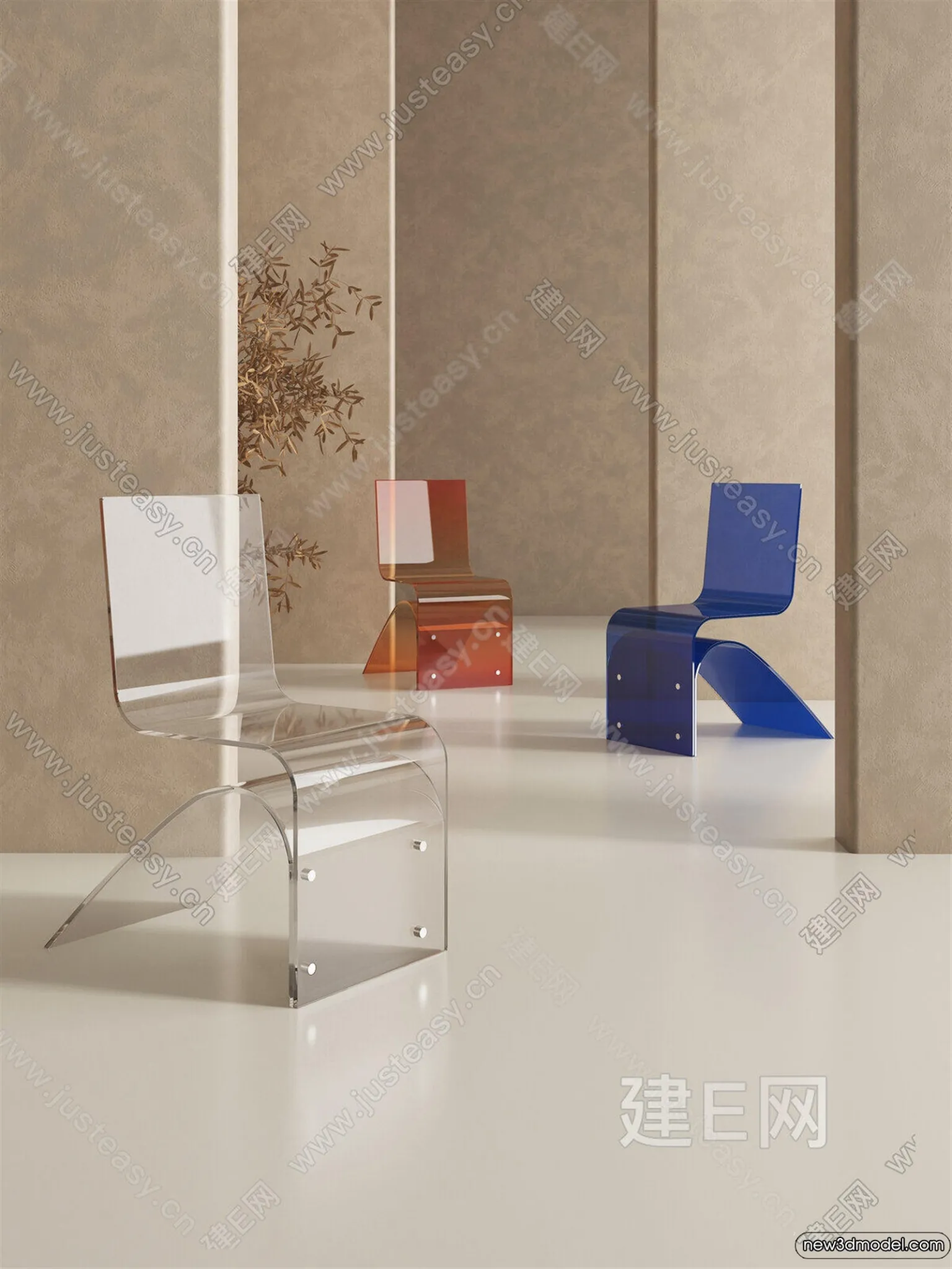 Armchair 3D Models - 3D Furniture Models for Interior - 275