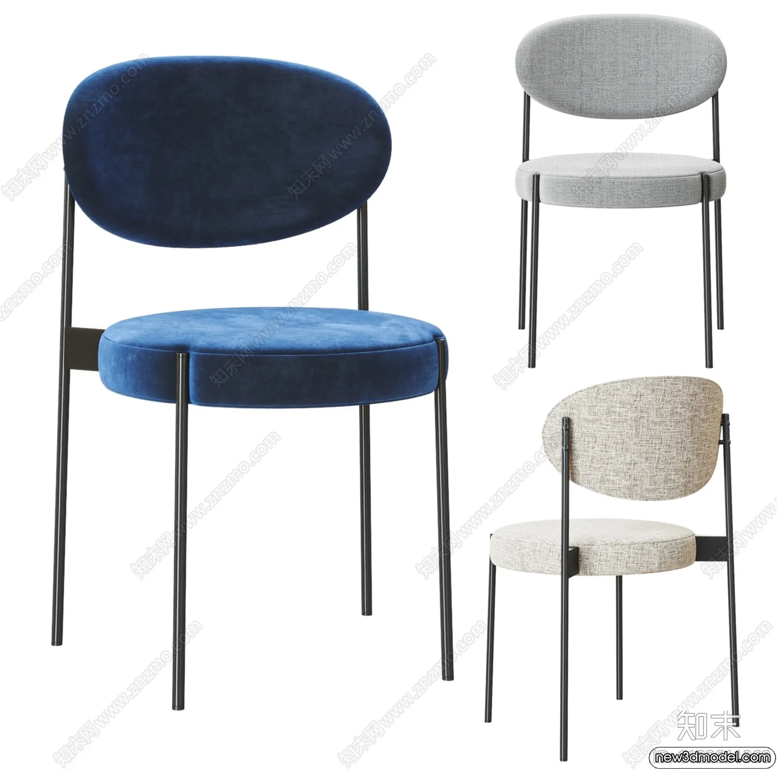 Armchair 3D Models - 3D Furniture Models for Interior - 282