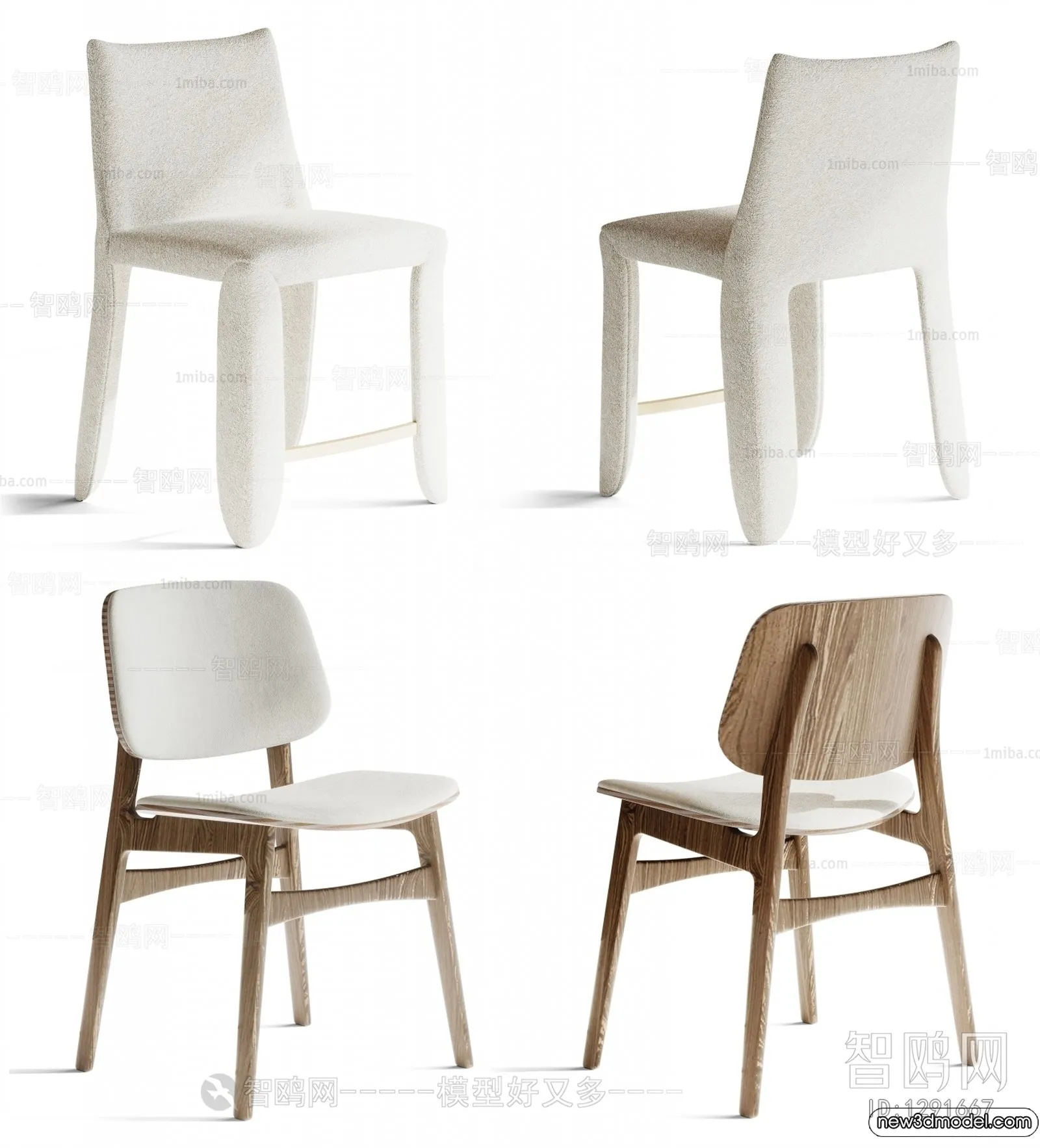Armchair 3D Models - 3D Furniture Models for Interior - 303