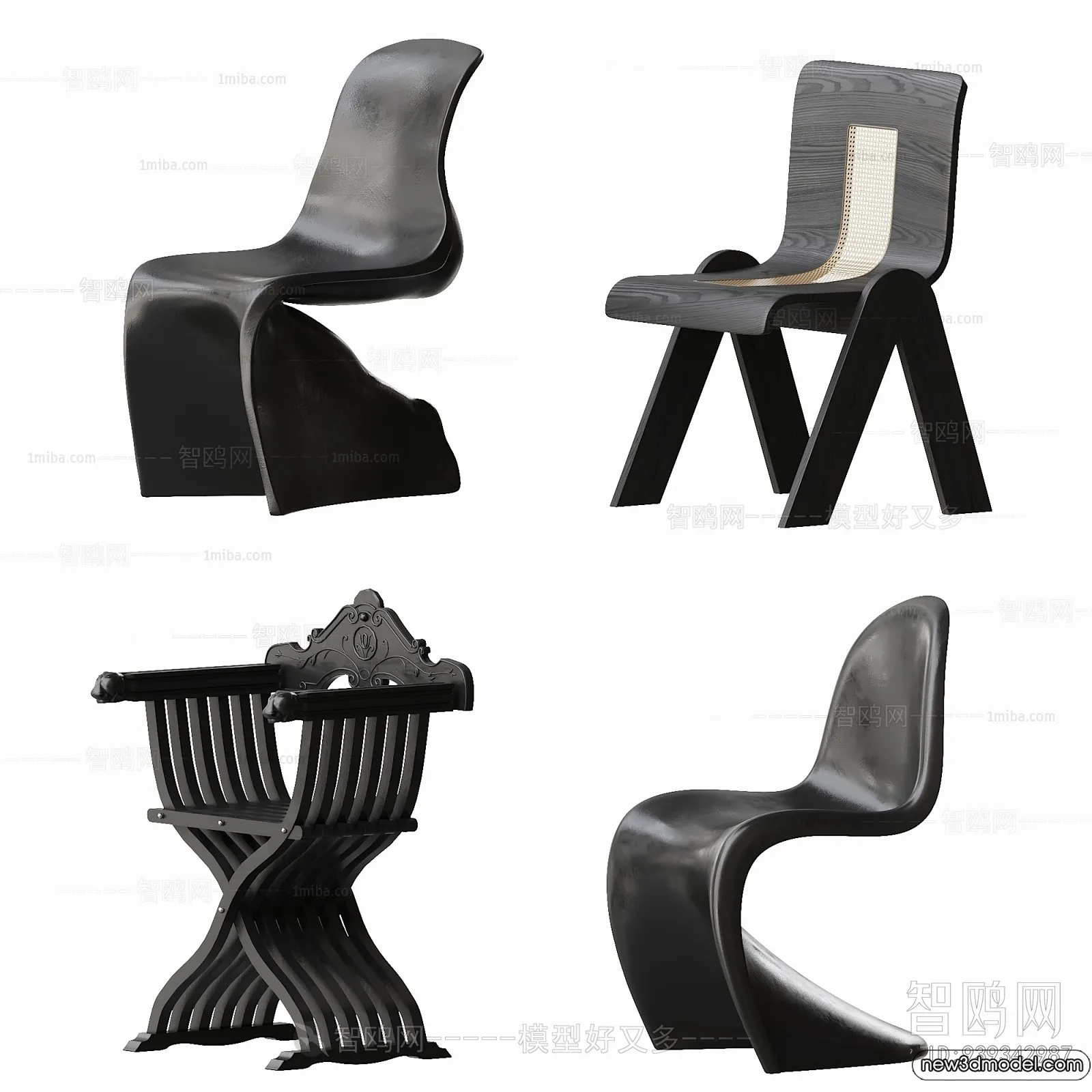 Armchair 3D Models - 3D Furniture Models for Interior - 304