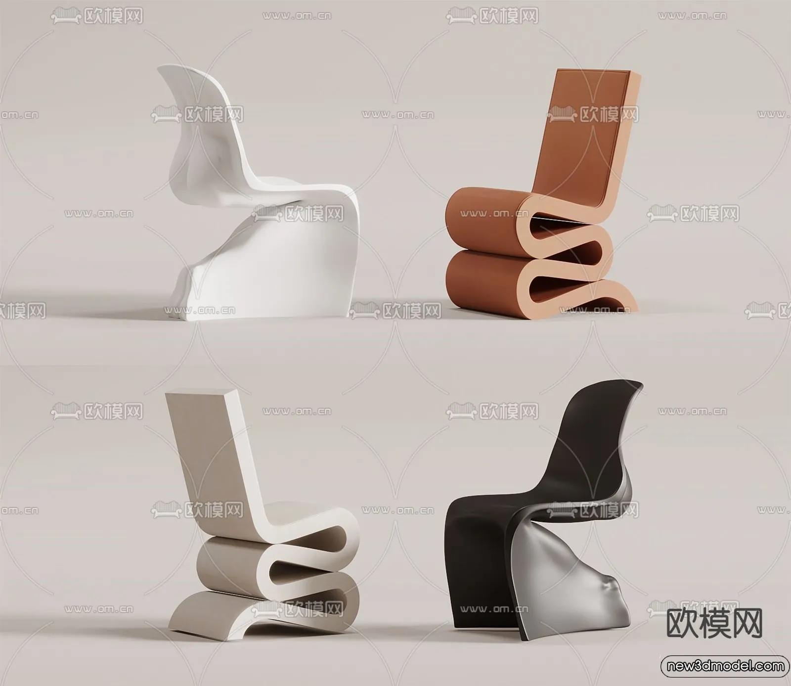 Armchair 3D Models - 3D Furniture Models for Interior - 308