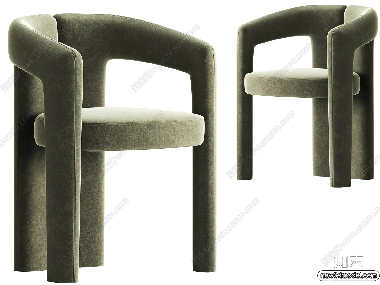 Armchair 3D Models - 3D Furniture Models for Interior - 322