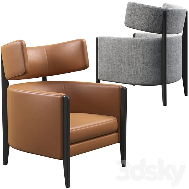 Armchair Adea Garbo 3D Model