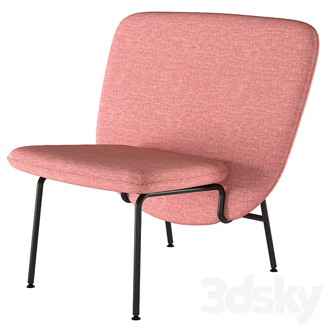 Armchair Ala Small La Cividina 3D Model