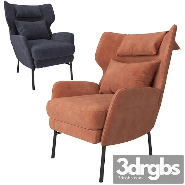 Armchair ALEX by Sits 3D Model Free