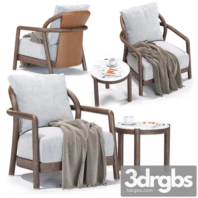 Armchair Alison 3D Model Free