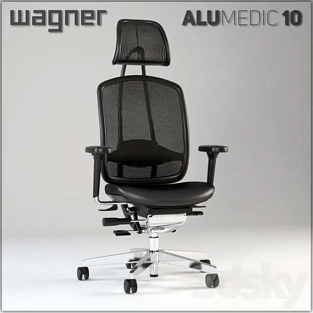 Armchair AluMedic 10 3D Model