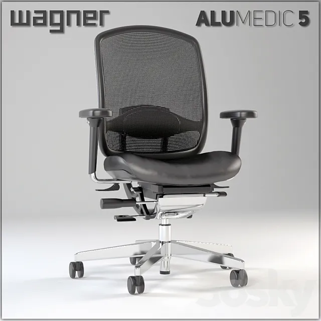 Armchair AluMedic 5 3D Model