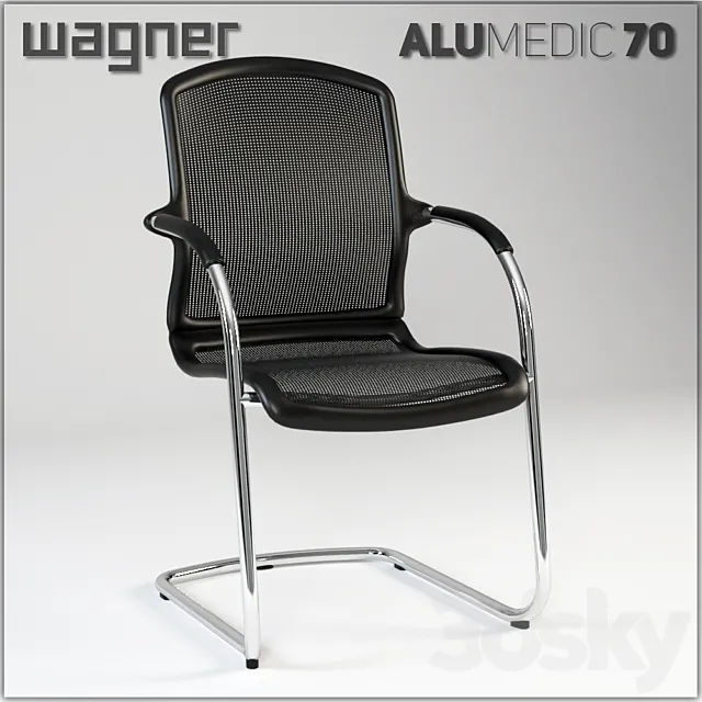 Armchair AluMedic 70 3D Model