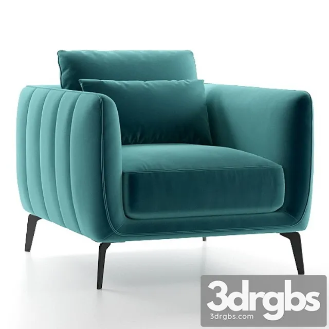 Armchair amsterdam 2 3D Model Free