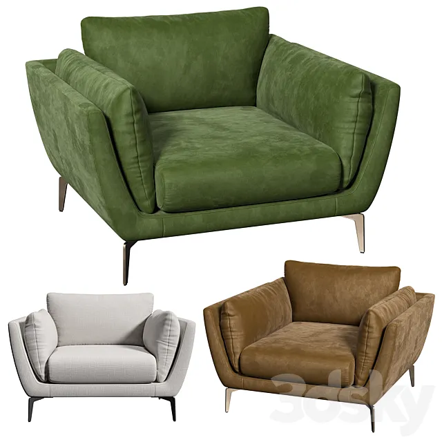 Armchair Amsterdam 3D Model