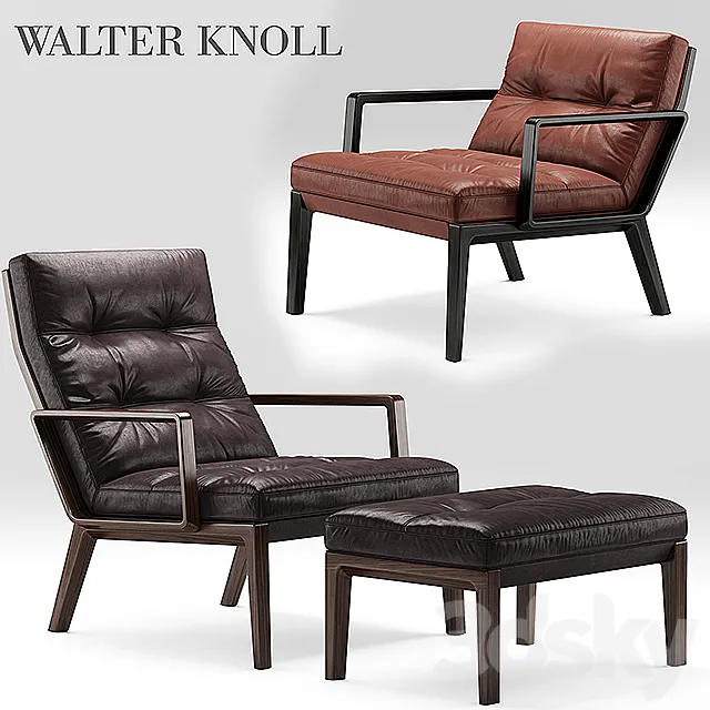 Armchair Andoo Lounge Walter Knoll 3DModel