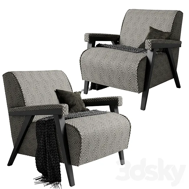 Armchair Andy Dantone 3D Model