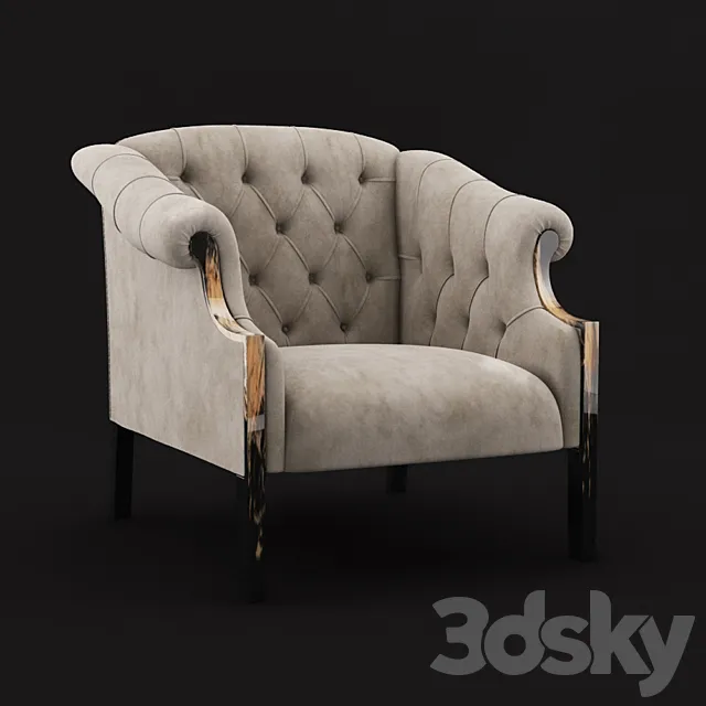 Armchair Arcahorn 2015 1537 3DModel