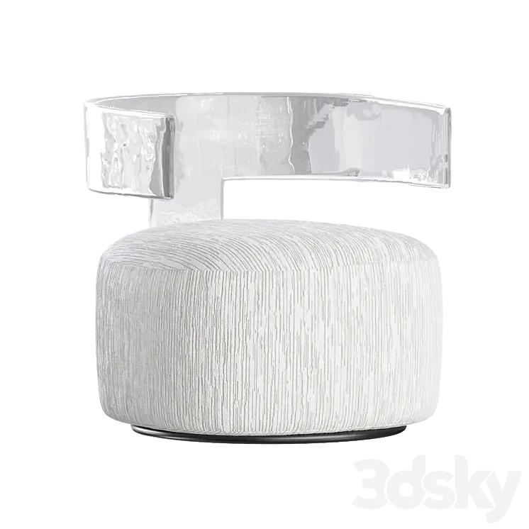 Armchair Ares Fabric Bernhardt Interiors 3D Model Free