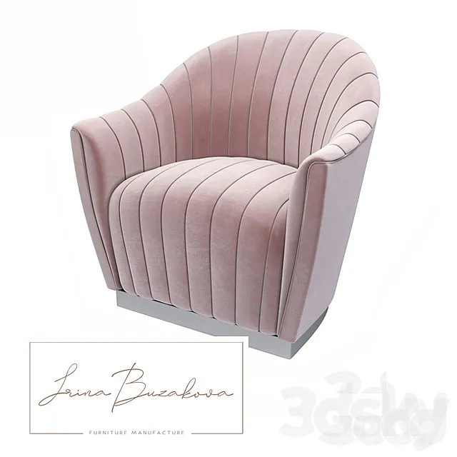 Armchair "Ariel" by Irina Buzakova 3D Model