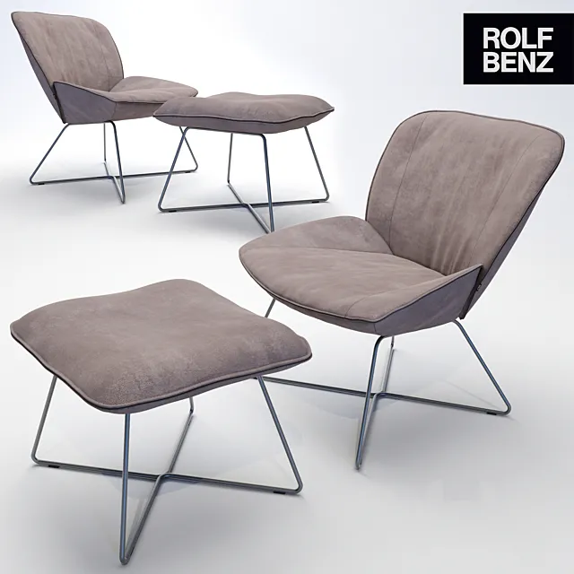 Armchair Armchair Rolf Benz 383 3DModel