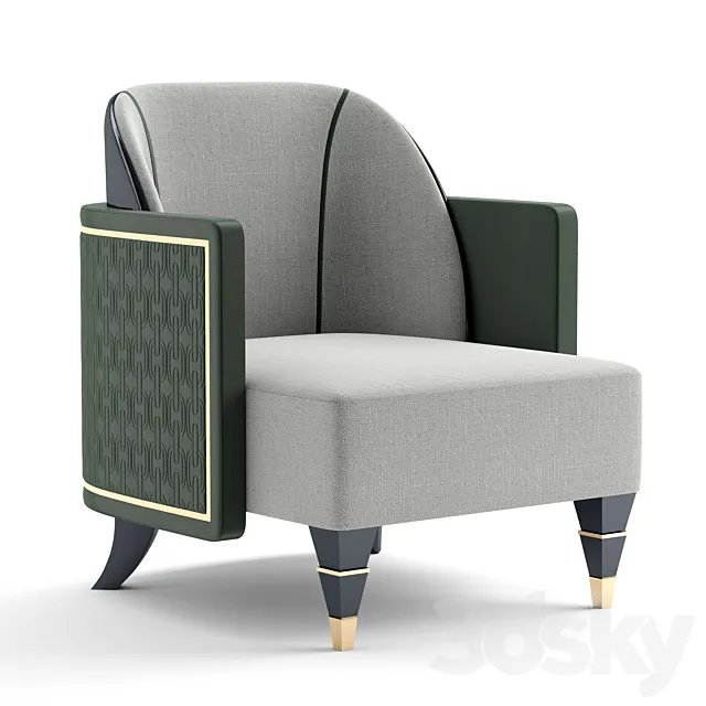 Armchair aston martini 3D Model