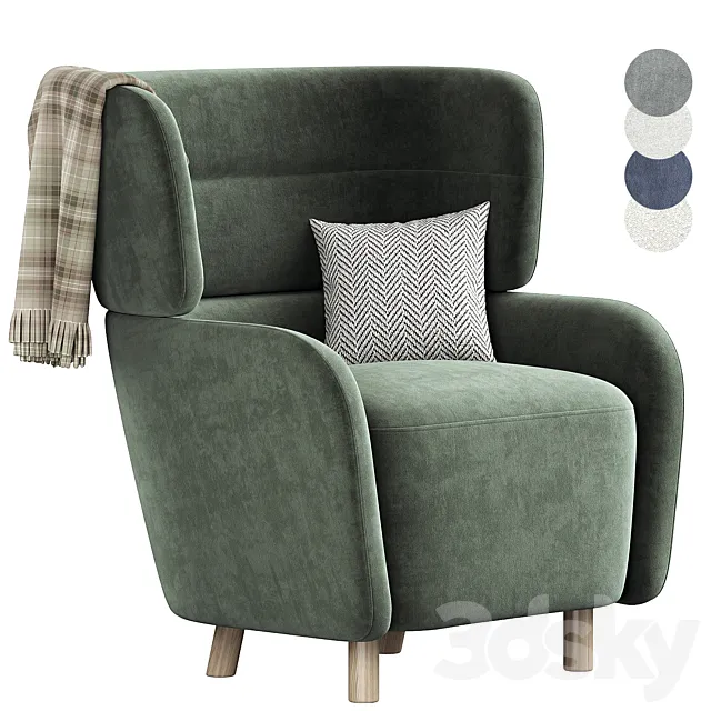 Armchair Audril by Divan.ru 3D Model