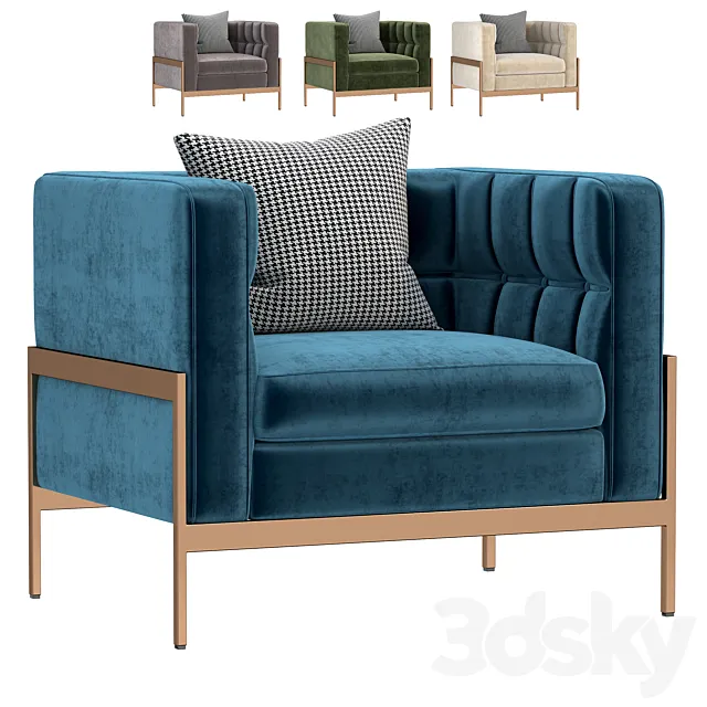 Armchair AUSTIN 3D Model