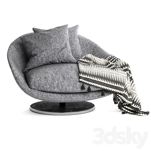 Armchair avi 3D Model
