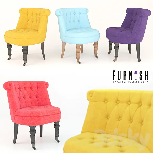 Armchair Aviana 3D Model