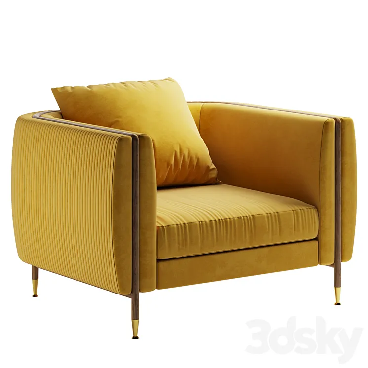 ARMCHAIR BARLOW 3D Model Free