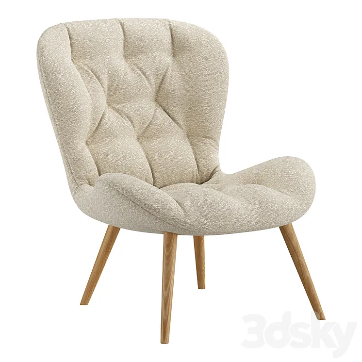 Armchair Batilda 3D Model Free