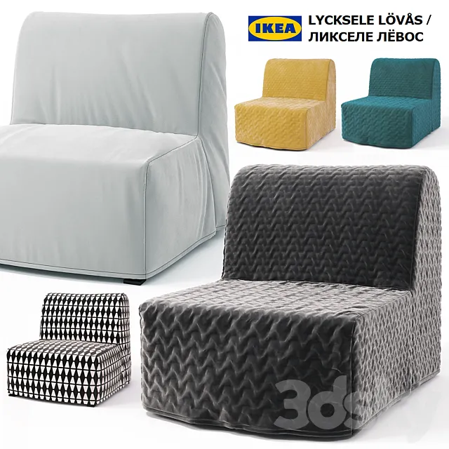 Armchair bed Ikea LYCKSELE LOVAS _ Lycksele L?VOS 3DModel