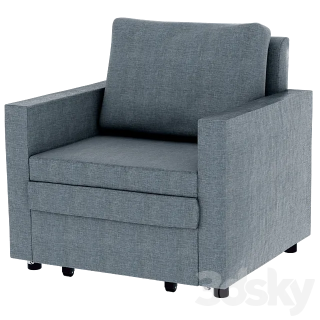 Armchair-bed VATTVIKEN 3D Model