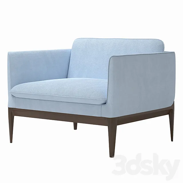 Armchair Bernhardt Design Atlantic 3D Model