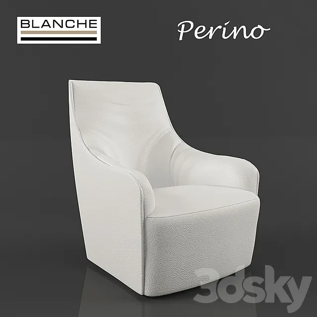 Armchair BLANCHE Perino 3D Model