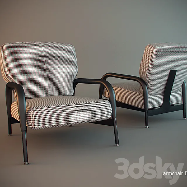 armchair Brooks 3D Model