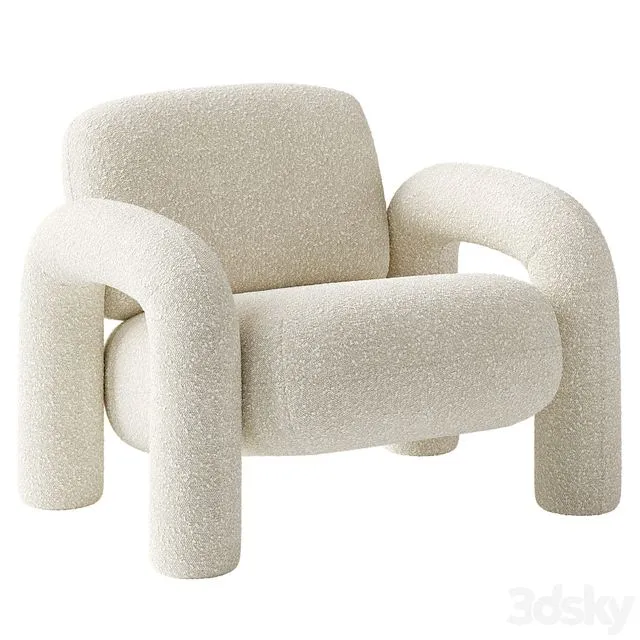 Armchair BUBO 3D Model
