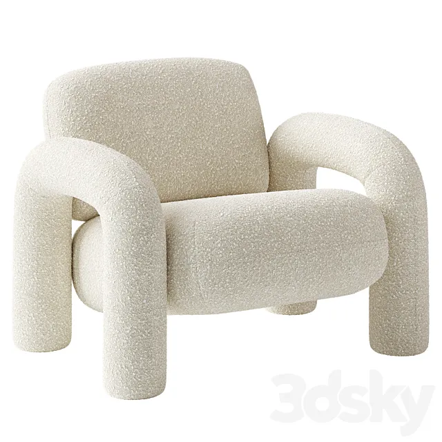 Armchair BUBO 3D Model