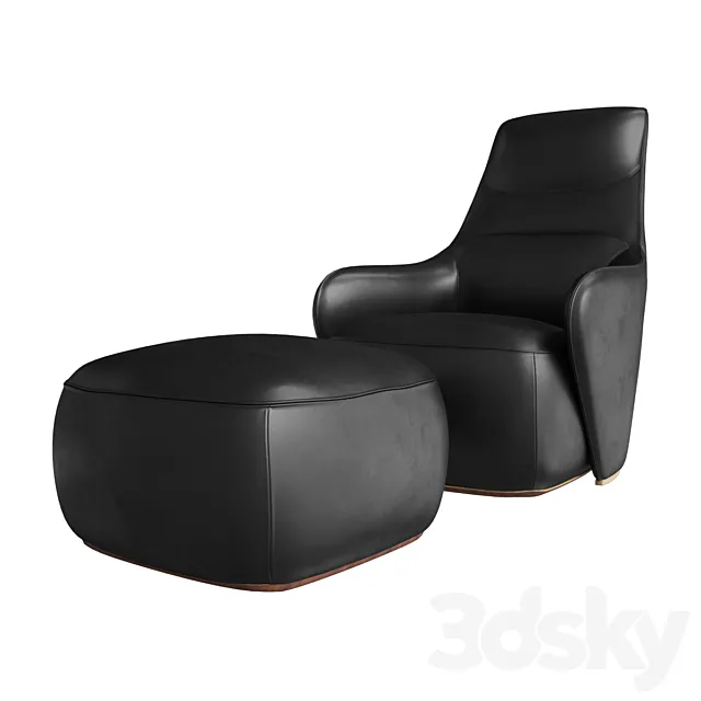 armchair Caddy – Chairs and small armchairs – Giorgetti 3D Model