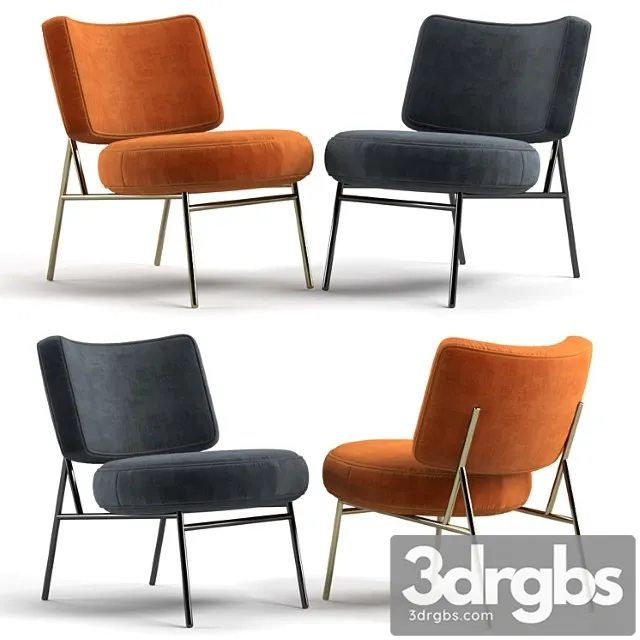 Armchair Calligaris Coco 3D Model Free