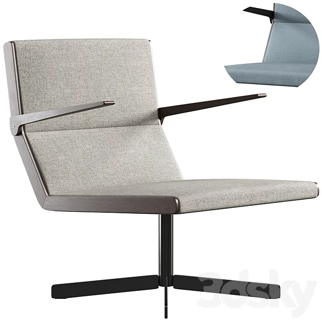 Armchair Cantarutti Stilo 3D Model