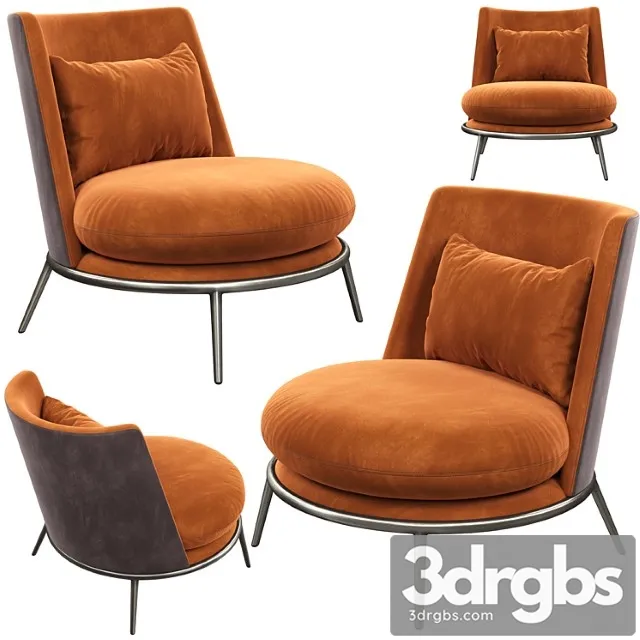 Armchair cantori aurora 3D Model Free