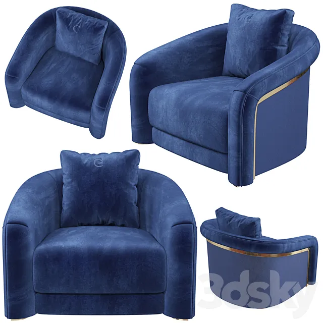 Armchair Carpanelli DESYO 3DModel