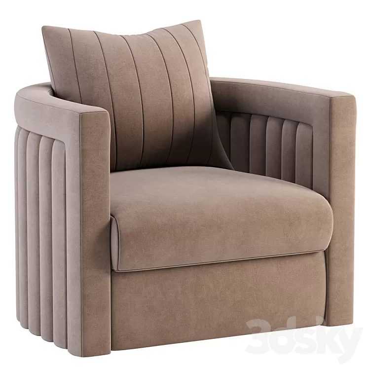 Armchair Casa Magna DRUMMOND 3D Model Free