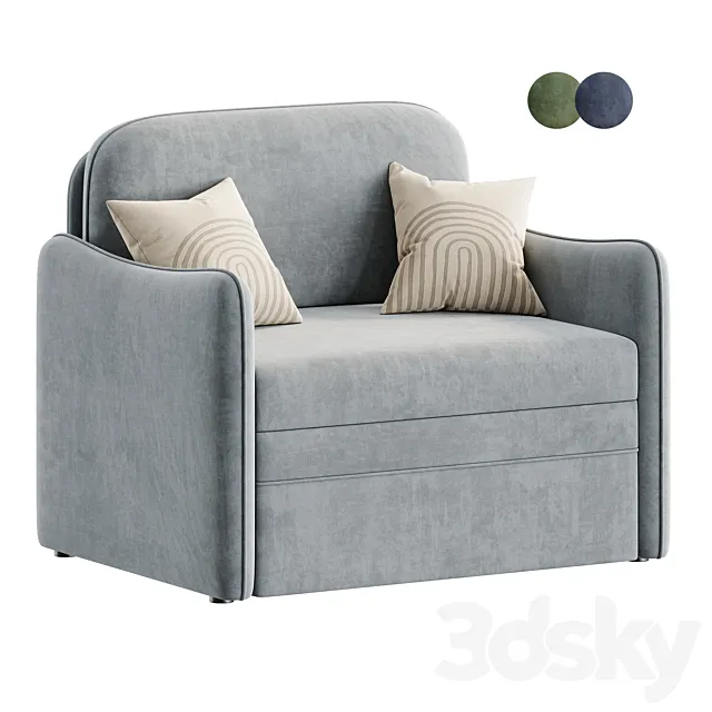 Armchair Cases by Divan.ru 3D Model