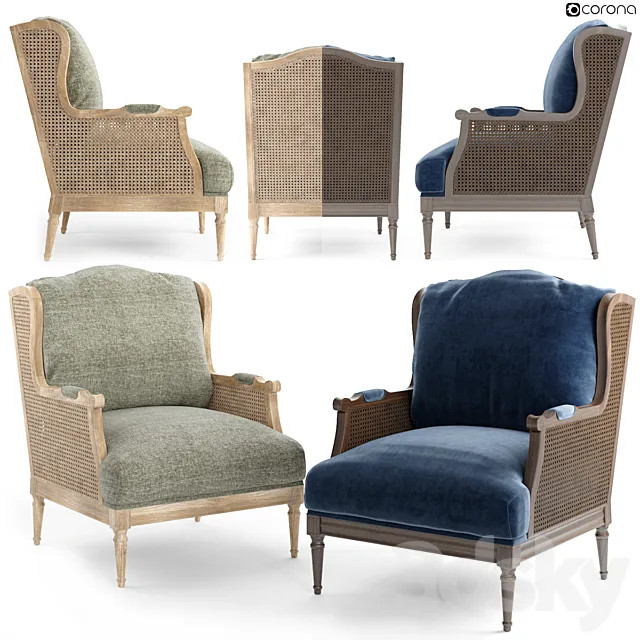 Armchair Cenusa I LA REDOUTE 3D Model