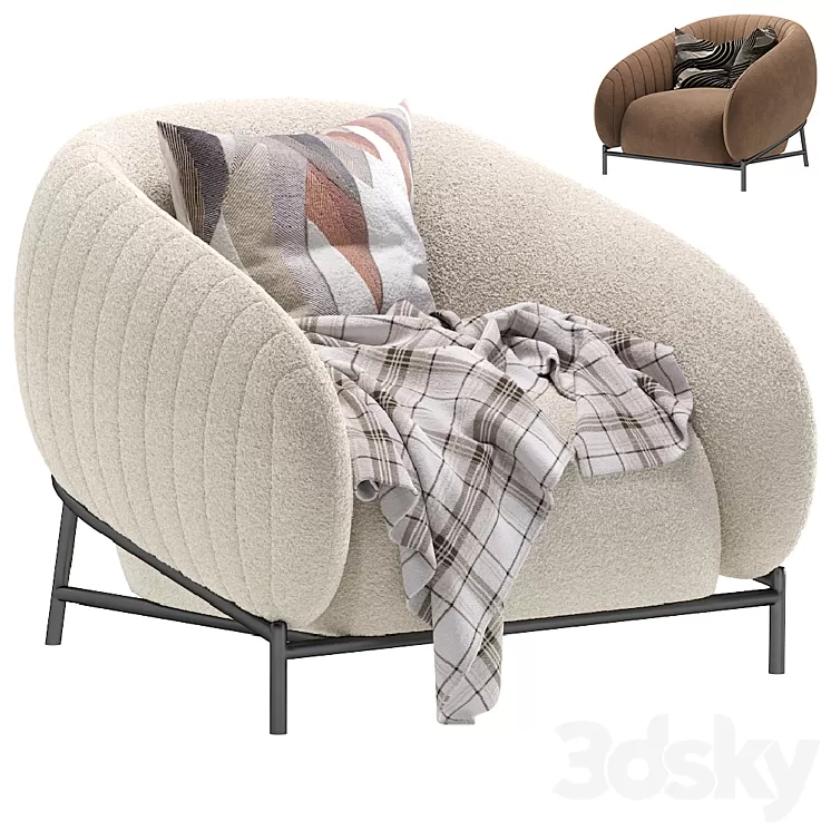 Armchair Cider Edition CURL 3D Model