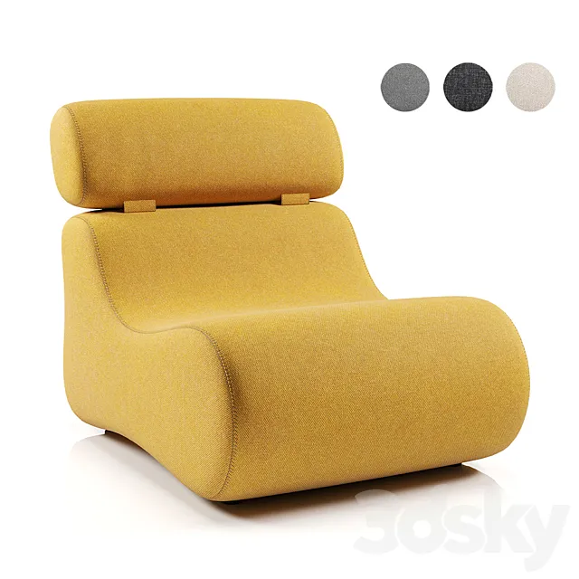 Armchair Club La Forma 3DModel