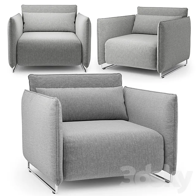 Armchair Cord Softline 3D Model