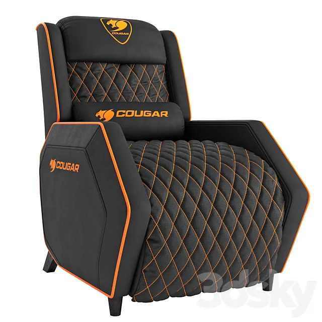 Armchair cougar ranger 3D Model