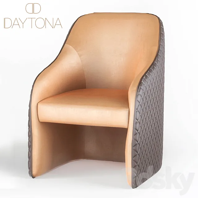 Armchair - Daytona Home - 00163 BACCO CHAIR _ l. 3D Model